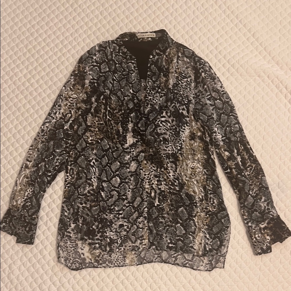 Animal Print Blouse